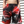 Load image into Gallery viewer, Red Lethal Lightning Athletic Shorts