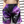 Load image into Gallery viewer, Purple Lethal Lightning Athletic Shorts