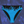 Load image into Gallery viewer, Blue Hotter Than Hell High-Waisted Bikini Bottom