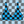 Load image into Gallery viewer, Blue Wavelength Checkered Bikini Top