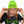 Load image into Gallery viewer, Neon Green Metal Logo Beanie