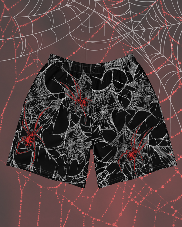 Poisoned Web Athletic Shorts