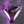 Load image into Gallery viewer, Purple Lethal Lightning High Waisted Bikini Bottoms