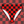 Load image into Gallery viewer, Red Wavelength Checkered High-Waisted Bikini Bottom