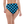 Load image into Gallery viewer, Blue Wavelength Checkered High-Waisted Bikini Bottom