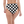 Load image into Gallery viewer, White Wavelength Checkered High-Waisted Bikini Bottom