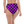 Load image into Gallery viewer, Purple Wavelength Checkered High-Waisted Bikini Bottom