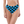 Load image into Gallery viewer, Blue Wavelength Checkered High-Waisted Bikini Bottom