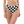 Load image into Gallery viewer, White Wavelength Checkered High-Waisted Bikini Bottom