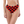 Load image into Gallery viewer, Red Wavelength Checkered High-Waisted Bikini Bottom