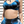 Load image into Gallery viewer, Blue Lethal Lightning Bikini Top

