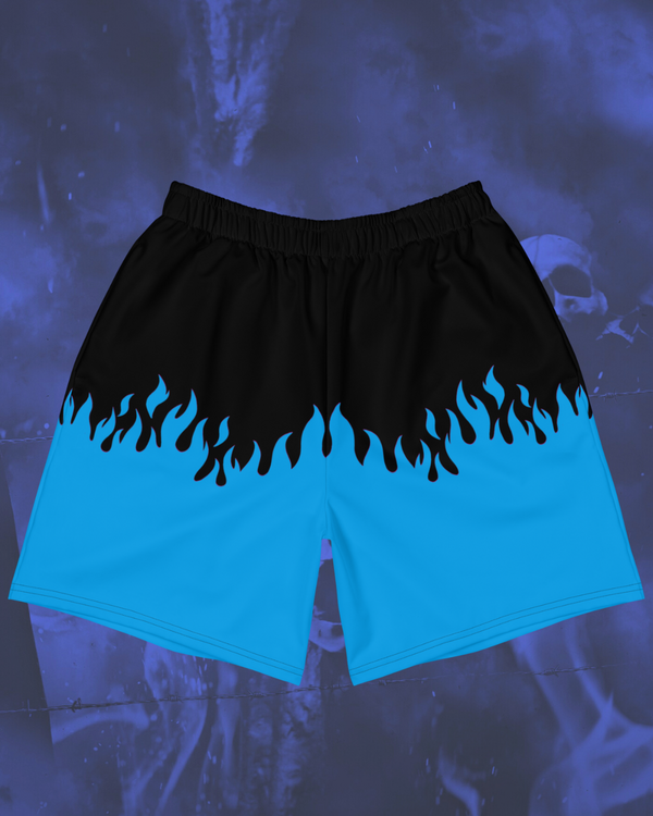 Blue Hotter Than Hell Athletic Shorts – Rebel Youth