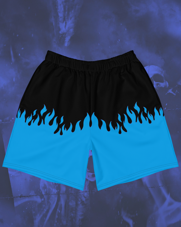 Blue Hotter Than Hell Athletic Shorts Rebel Youth
