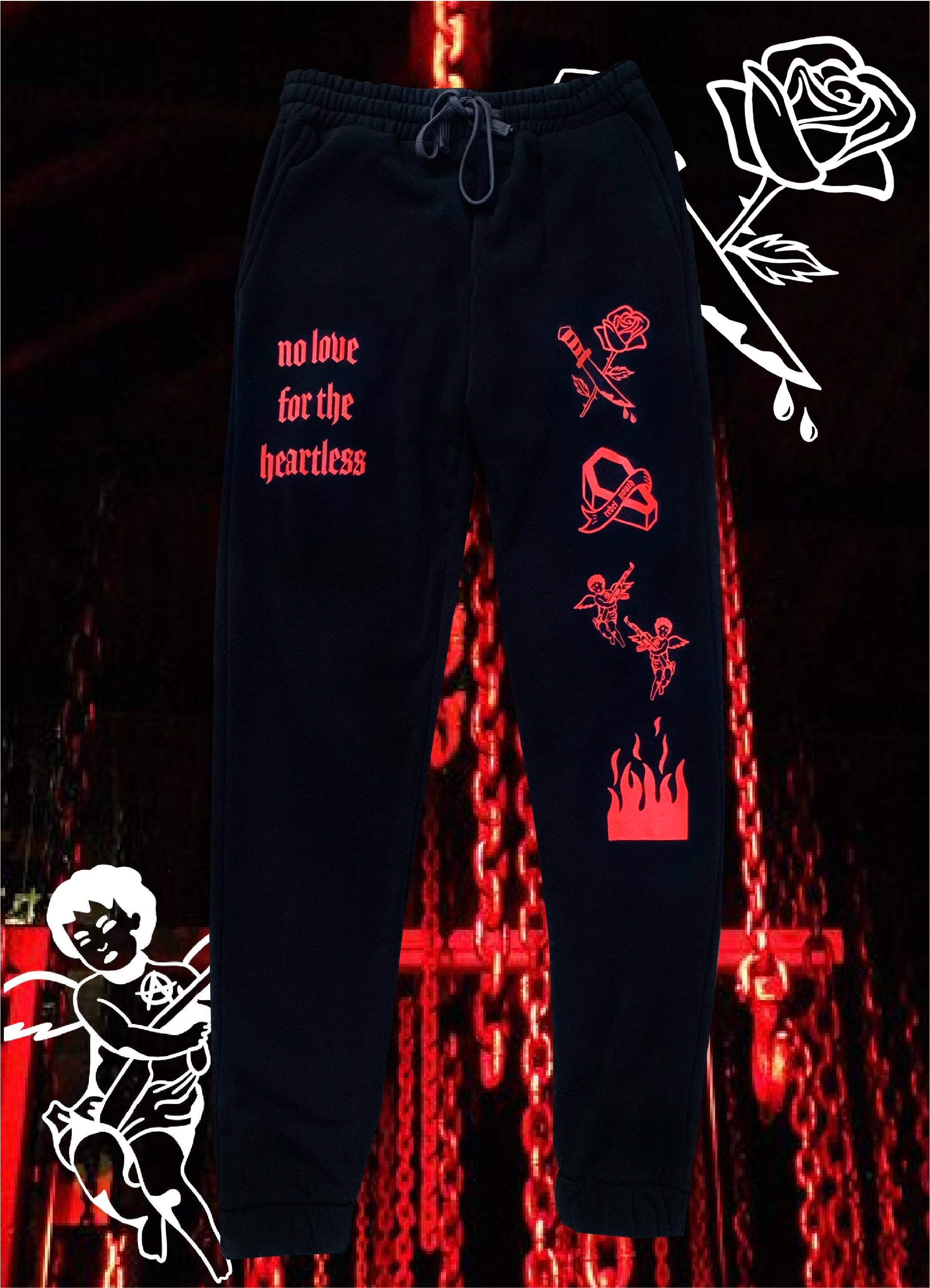 Heartless Sweatpants Rebel Youth