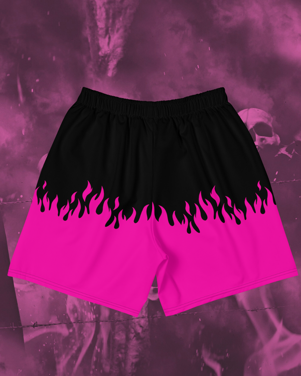 Pink Hotter Than Hell Athletic Shorts – Rebel Youth