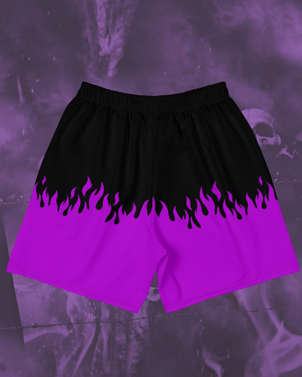 Purple Hotter Than Hell Athletic Shorts