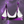 Load image into Gallery viewer, Purple Lethal Lightning Bikini Top
