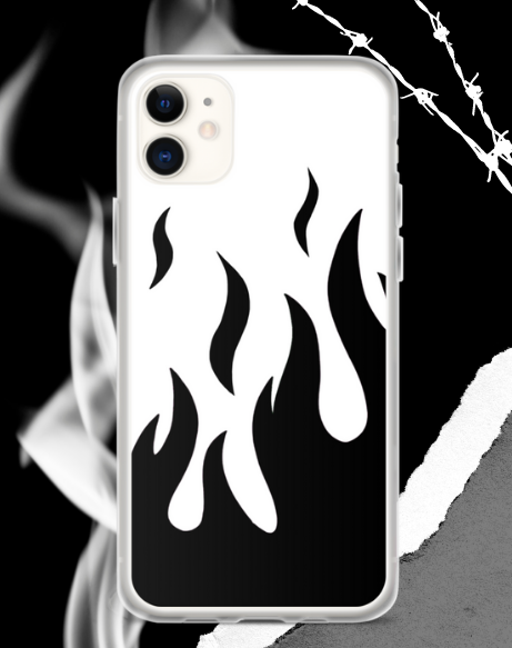 Black Hellfire iPhone Case