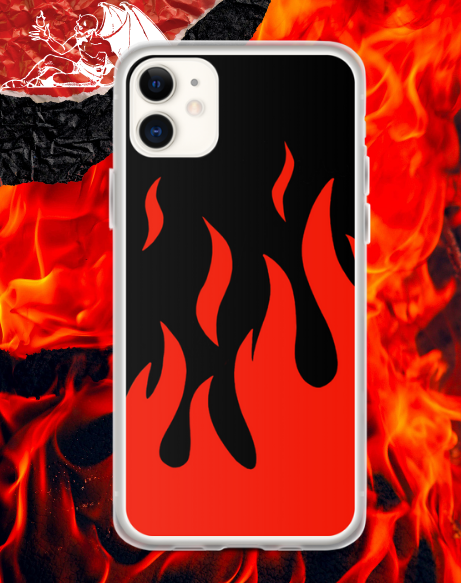 Red Hellfire iPhone Case