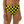 Load image into Gallery viewer, Yellow Wavelength Checkered High-Waisted Bikini Bottom
