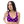 Load image into Gallery viewer, Purple Wavelength Checkered Bikini Top
