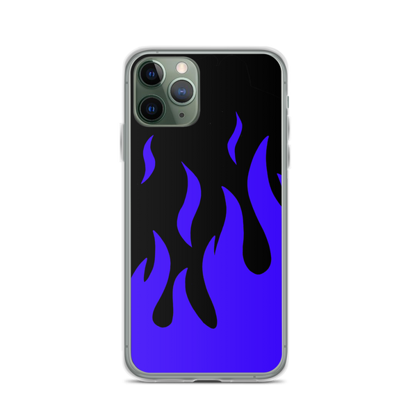 Blue Hellfire iPhone Case