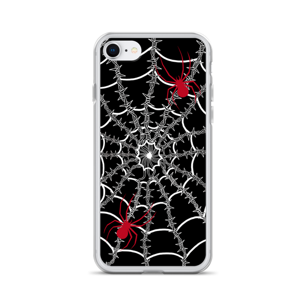 Barbed Wire Web iPhone Case